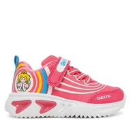 Buty dla dziewczynek - Sneakersy Geox J Assister J55E9C 02ABC C8002 M Różowy - miniaturka - grafika 1