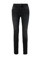 Spodnie damskie - s.Oliver damskie spodnie jeansowe Slim Leg Grey/Black 36, szary/czarny, 36W / 30L - miniaturka - grafika 1