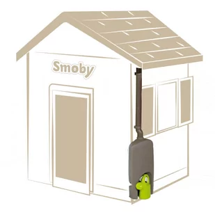 SMOBY Rynna Ze Zbiornikiem Kranem i Konewką - Place zabaw - miniaturka - grafika 1