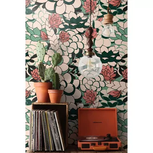 Flizelina tapeta Kolorowe kwiatowe wzory 312x219cm - Tapety - miniaturka - grafika 1
