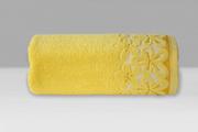 Ręczniki - Greno Ręcznik bawełniany Bella Żółty - miniaturka - grafika 1