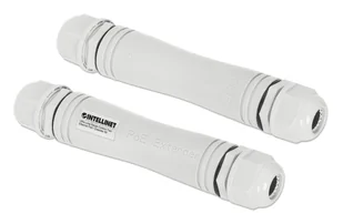 Intellinet Łącznik zewnętrzny RJ45 PoE+ IP67 do 1000m, zestaw 2 szt - Pozostałe akcesoria sieciowe - miniaturka - grafika 1
