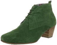 Kozaki damskie - s.Oliver Damskie kozaki i botki Casual Fashion, zielony - Zielona butelka 789-40 EU - miniaturka - grafika 1