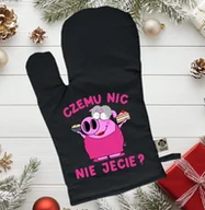 Fartuchy i rękawice kuchenne - Rękawica kuchenna świąteczna - CZEMU NIC NIE JECIE - miniaturka - grafika 1