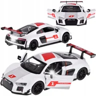 Zabawki zdalnie sterowane - Auto metalowe model sportowe Audi R8 LMS skala 1:32 dźwięki światła ZA4609 - miniaturka - grafika 1