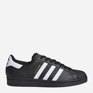 Trampki męskie ze skóry naturalnej Adidas Originals Superstar 2.0 EG4959 47.5 (12UK) Czarne (4062051419176) - Trampki męskie - miniaturka - grafika 1