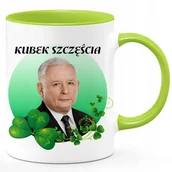 Kubki - KUBEK SZCZĘŚCIA Śmieszny Prezent PIS KACZYŃSKI - miniaturka - grafika 1