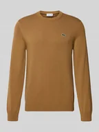 Swetry męskie - Sweter z dzianiny kroju regular fit z mieszanki bawełny - miniaturka - grafika 1