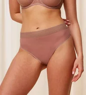 Majtki damskie - Tempting Sheer Highwaist String 2P L - miniaturka - grafika 1