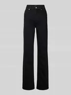 Spodnie damskie - Jeansy o kroju straight fit z mieszanki bawełny model ‘ADA’ - miniaturka - grafika 1