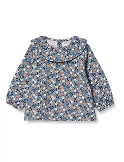 Bluzy dla dziewczynek - Petit Bateau Bluza dziecięca, Rover-niebieski/wielokolorowy, 24 miesięcy - grafika 1
