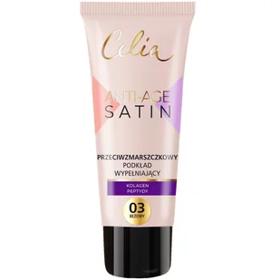 CELIA Satin Anti-Age podkład przeciwzmarszczkowy do twarzy 03 30ml - Podkłady do twarzy - miniaturka - grafika 1