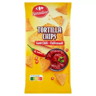 Carrefour Sensation Tortilla Chipsy o smaku chilli 200 g - Kuchnie świata - miniaturka - grafika 1
