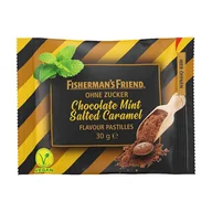 Cukierki - FISHERMAN'S FRIEND Chocolate Mint Schoko Minz Karamell draże bez cukru 30g - miniaturka - grafika 1