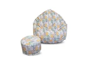 Fotele i pufy dla dzieci - Pufa sako XXXL worek + gratis baby misie - miniaturka - grafika 1