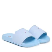 Buty dla chłopców - Klapki Tommy Hilfiger T3X0-34403-1172 Niebieski - miniaturka - grafika 1