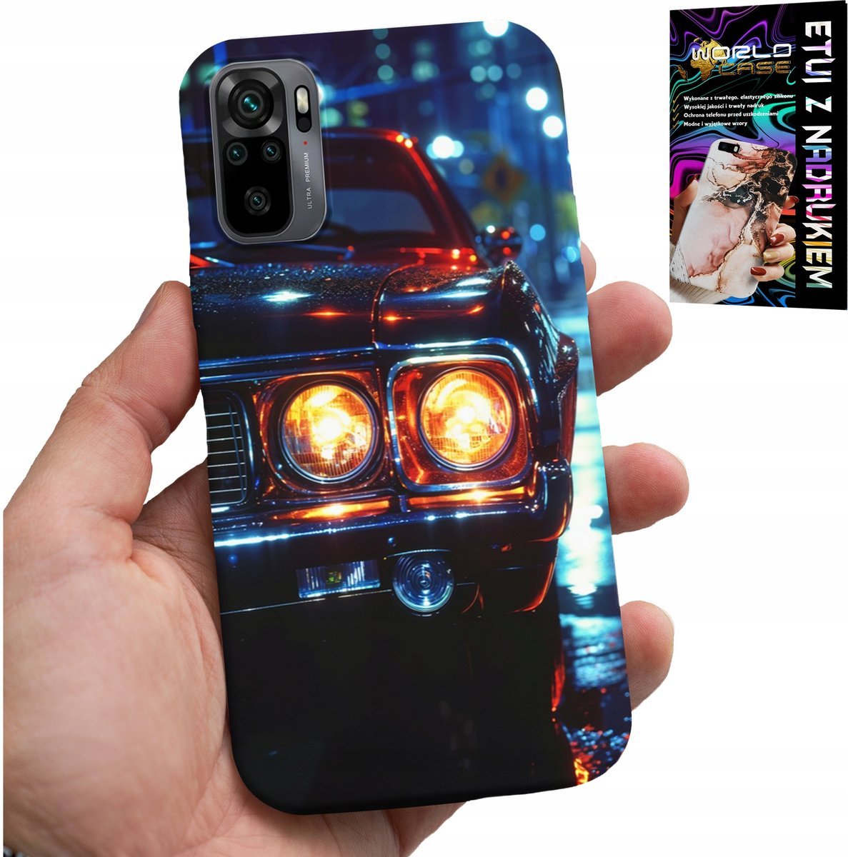 ETUI DO XIAOMI NOTE 10 / 10S - KLASYCZNE AUTA KLASYKI MOTORYZACJI WZORY