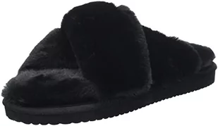 flip*flop Damskie kapcie crossfur 2, czarne, 37 EU - Kapcie damskie - miniaturka - grafika 1