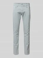 Spodnie męskie - Jeansy o kroju slim fit z 5 kieszeniami model ‘ANBASS’ - miniaturka - grafika 1