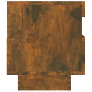 Lumarko Szafka pod TV z oświetleniem LED, przydymiony dąb, 80x35x40 cm - Szafki RTV - miniaturka - grafika 11