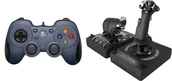 Kontrolery gier na PC - Pad Logitech F310 940-000135 + G X56 Hotas 945-000059 - miniaturka - grafika 1
