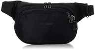 Torebki damskie - Pacsafe Vibe 100 – torba biodrowa antykradzieżowa, ochrona przed kradzieżą, torba na ramię, Czarny / Jet Black, 0, nowoczesny - miniaturka - grafika 1