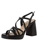 Sandały damskie - Tamaris Sandały damskie 1-1-28366-20, czarne matowe, 41 EU, czarny mat, 41 EU - miniaturka - grafika 1