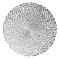 Obrusy i serwetki - Podkładka NATTE średnica 38 cm srebrny - miniaturka - grafika 1