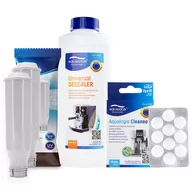 Akcesoria i części do ekspresów do kawy - Zestaw Krups - Filtr AL-TES46 2szt, Uniwersalny Odkamieniacz 500ml, Cleaneo - miniaturka - grafika 1