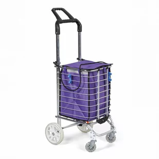 Składany wózek na zakupy, nośność 30 kg - Torby i wózki na zakupy - miniaturka - grafika 1