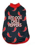 Płaszcze damskie - Płaszcz filcowy z nadrukiem Chili Peppers - Ubrania dla psów - Rozmiar 30 - Ochrona przed zmianami temperatury - Proste umieszczenie - Otwór na dole - Mi&Dog - miniaturka - grafika 1