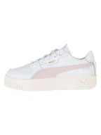 Trampki damskie - Puma Skórzane sneakersy "Carina Street Lux" w kolorze białym - miniaturka - grafika 1