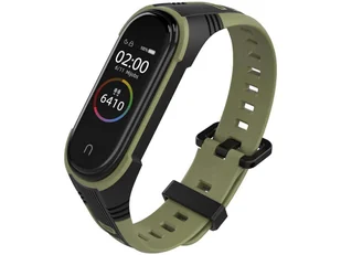Sportowy pasek opaska Mijobs do Xiaomi Mi Band 5 Zielony - Akcesoria do pulsometrów i zegarków sportowych - miniaturka - grafika 1