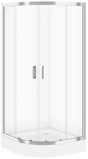 Cersanit Arteco 80x80 półokrągła S601-113 - Kabiny prysznicowe - miniaturka - grafika 1