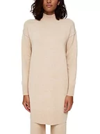 Sukienki - edc by ESPRIT sukienka damska, 274/beżowy 5, M - miniaturka - grafika 1