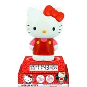 Wyposażenie pokoiku dziecięcego - Budzik z lampką nocną KIDS EUROSWAN Hello Kitty 3D HK50198 - miniaturka - grafika 1