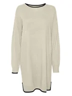 Sukienki - Vero Moda Sukienka w kolorze beżowym - miniaturka - grafika 1