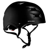 Kaski rowerowe - SPOKEY Ninja Czarny dla Dzieci ( 50-53) - miniaturka - grafika 1