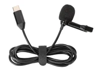Akcesoria do drona - Mikrofon Krawatowy z Klipsem na Bluzę do Koszulki USB C do Insta360 X4 - miniaturka - grafika 1