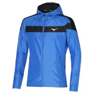 Kurtki męskie - Mizuno Męska kurtka z kapturem tenis, mgławice niebieski, M - miniaturka - grafika 1