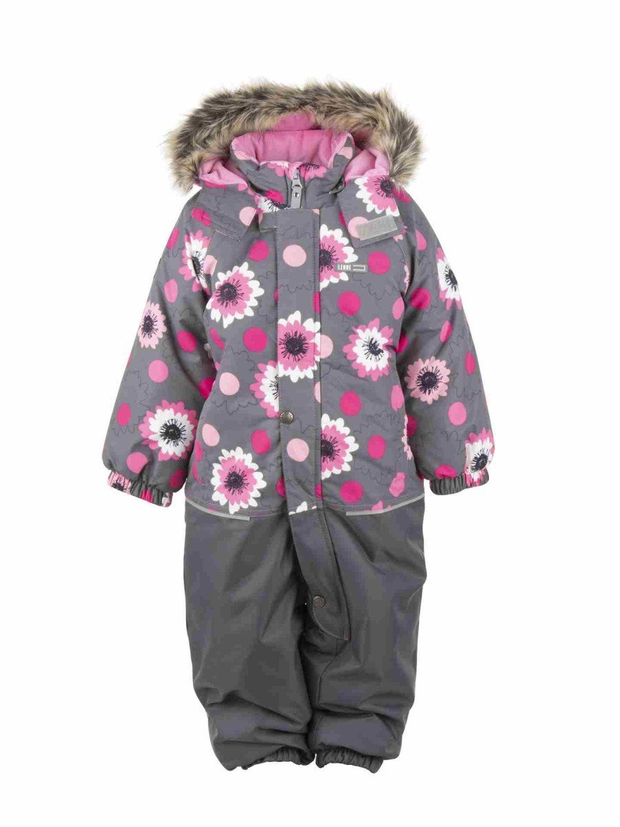 Dziewczęcy niemowlęcy kombinezon zimowy FUN szary Lenne r.80