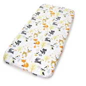 Prześcieradła dla dzieci - Kerstin PRZEŚCIERADŁO DO ŁÓŻECZKA 140x70 cm BAWEŁNA - miniaturka - grafika 1