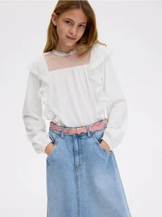 Reserved - Denimowa spódnica - niebieski - Sukienki i spódniczki dla dziewczynek - miniaturka - grafika 1