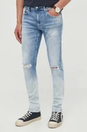 Spodnie męskie - Pepe Jeans jeansy męskie kolor niebieski - miniaturka - grafika 1