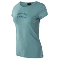 Koszulki sportowe damskie - Koszulka damska Hi-Tec Lady Vandra Rozmiar: L / Kolor: niebieski - miniaturka - grafika 1