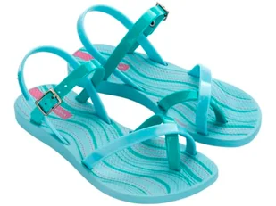 Ipanema Dziewczyna Moda Piasek X Dzieci Sandały, Niebieski Różowy, 30 EU - Buty dla dziewczynek - miniaturka - grafika 1