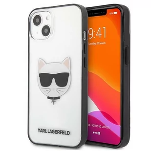 Karl Lagerfeld KLHCP13SHCHCK iPhone 13 mini 5,4" transparent Ikonik Choupette KF000775 - Etui i futerały do telefonów - miniaturka - grafika 1