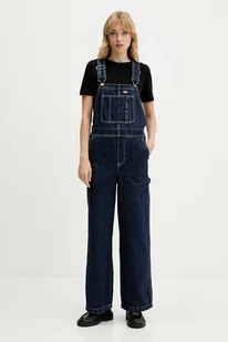 Dickies ogrodniczki jeansowe damskie DK0A87N7 - Spodnie damskie - miniaturka - grafika 1