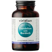 Układ moczowy i płciowy - VIRIDIAN Viridian Mniszek Lekarski i Łopian x 60 kaps - miniaturka - grafika 1