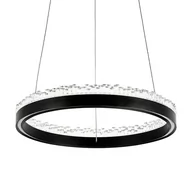Lampy sufitowe - Okrągła lampa zwis Regi PD2304400R-MB Zumaline LED 30W 3000-5000K czarny - miniaturka - grafika 1